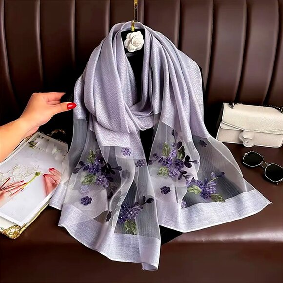 Beautiful Hand Crafted Embroidered Scarf - Picture 1 of 1